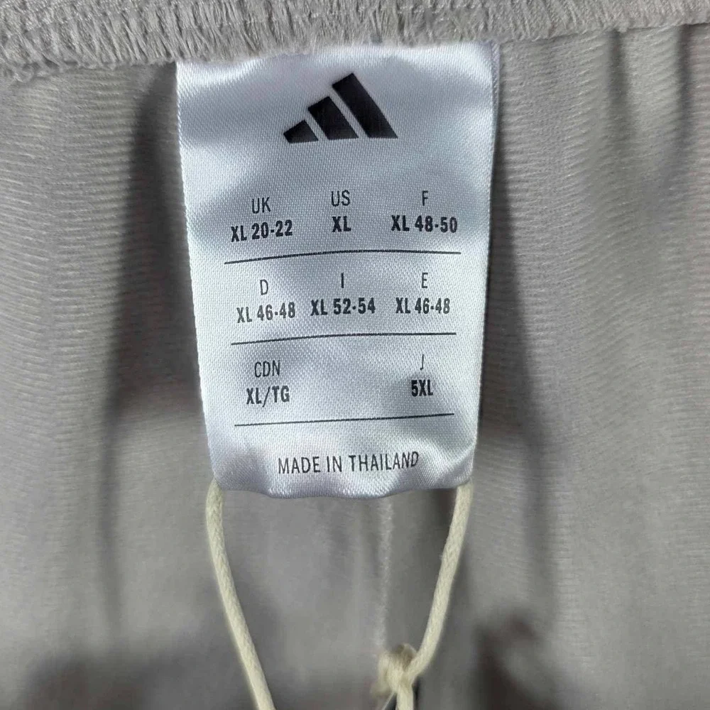 Adidas Track Pants‎ Beige Tan Three Stripe Joggers Mens size XL